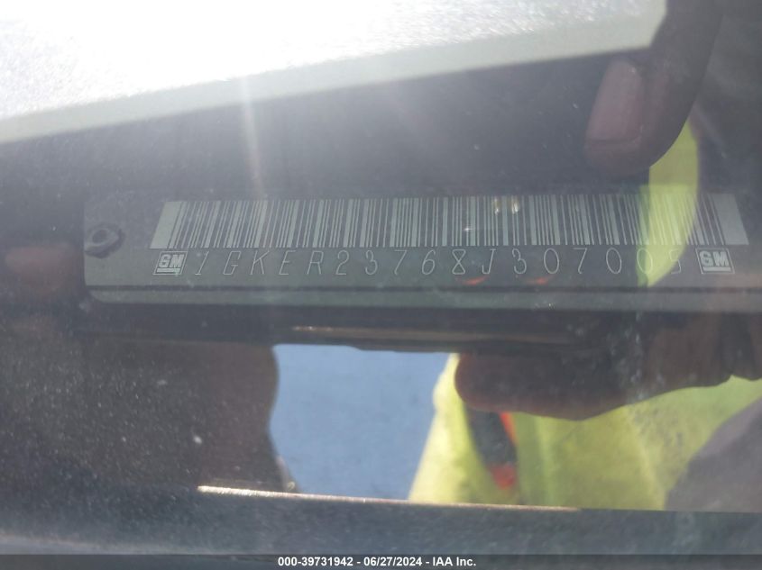 2008 GMC Acadia Slt-1 VIN: 1GKER23768J307005 Lot: 39731942