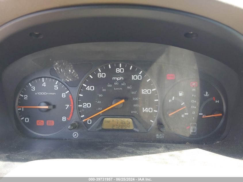 1999 Honda Accord Ex VIN: 1HGCG5655XA139457 Lot: 39731957