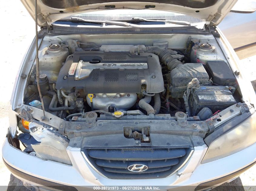 2005 Hyundai Elantra Gls/Gt VIN: KMHDN56D55U136453 Lot: 39731973