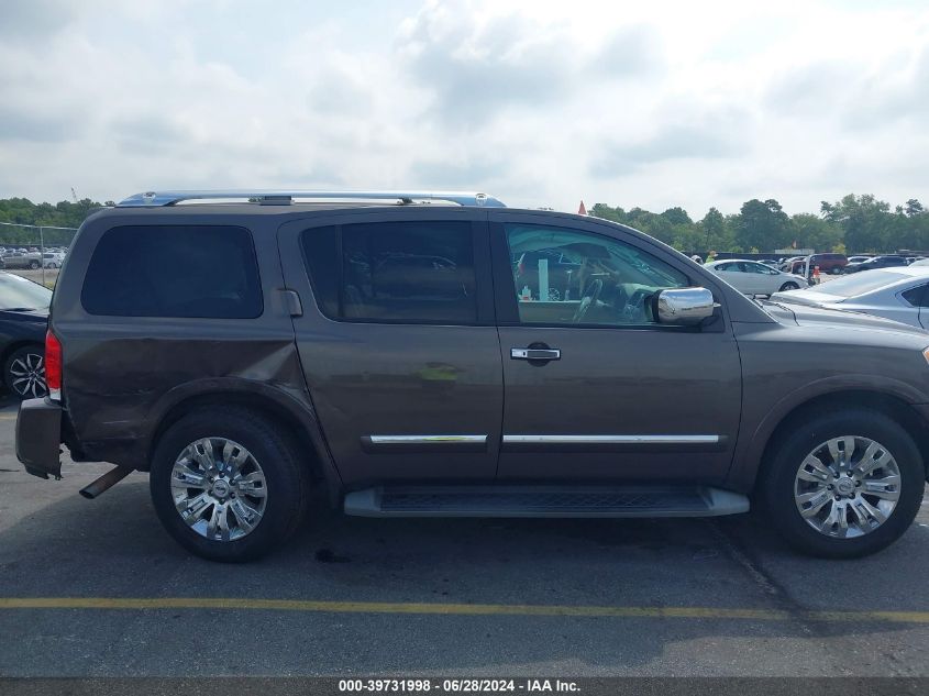 2015 Nissan Armada Platinum VIN: 5N1AA0NF9FN608007 Lot: 39731998