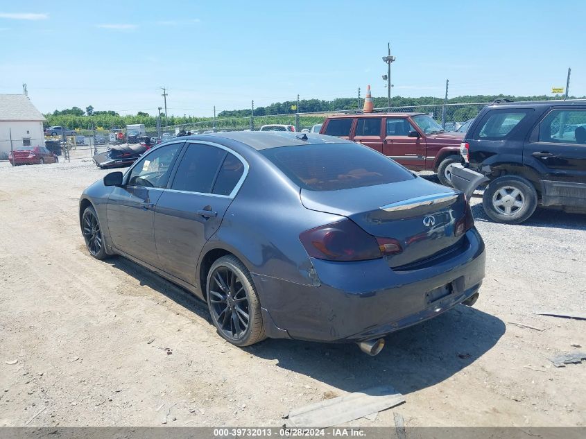 JNKBV61F18M258658 | 2008 INFINITI G35X