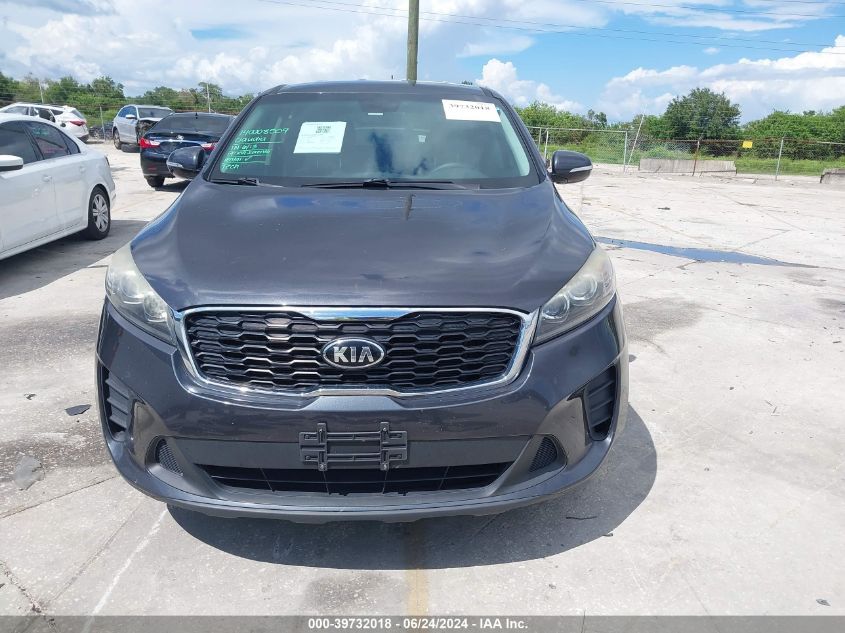 2019 Kia Sorento 3.3L Lx VIN: 5XYPG4A51KG497181 Lot: 39732018