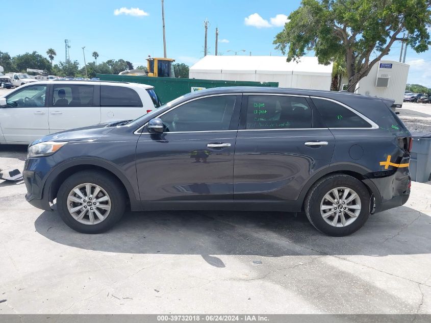 2019 Kia Sorento 3.3L Lx VIN: 5XYPG4A51KG497181 Lot: 39732018