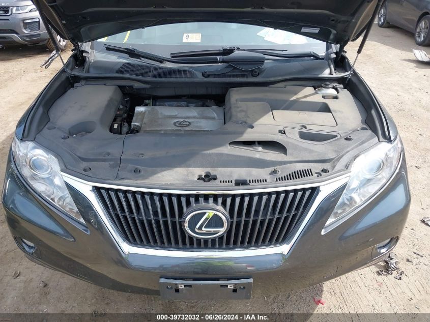 2010 Lexus Rx 350 VIN: 2T2BK1BA2AC074831 Lot: 39732032