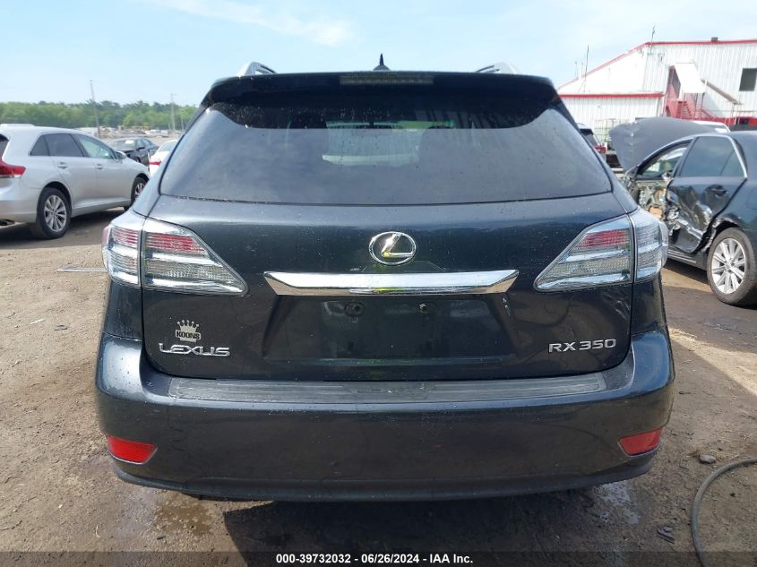2010 Lexus Rx 350 VIN: 2T2BK1BA2AC074831 Lot: 39732032