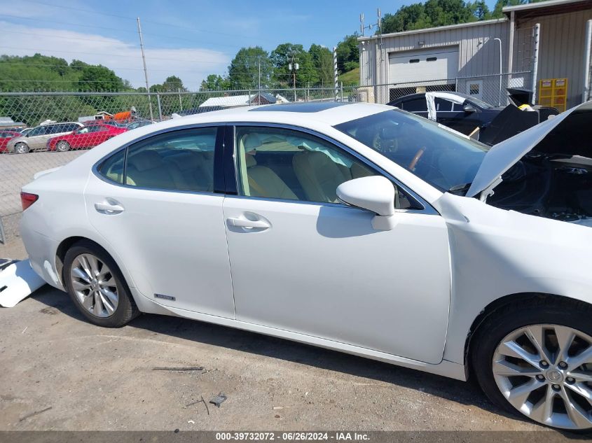 2013 Lexus Es 300H VIN: JTHBW1GG5D2001606 Lot: 39732072