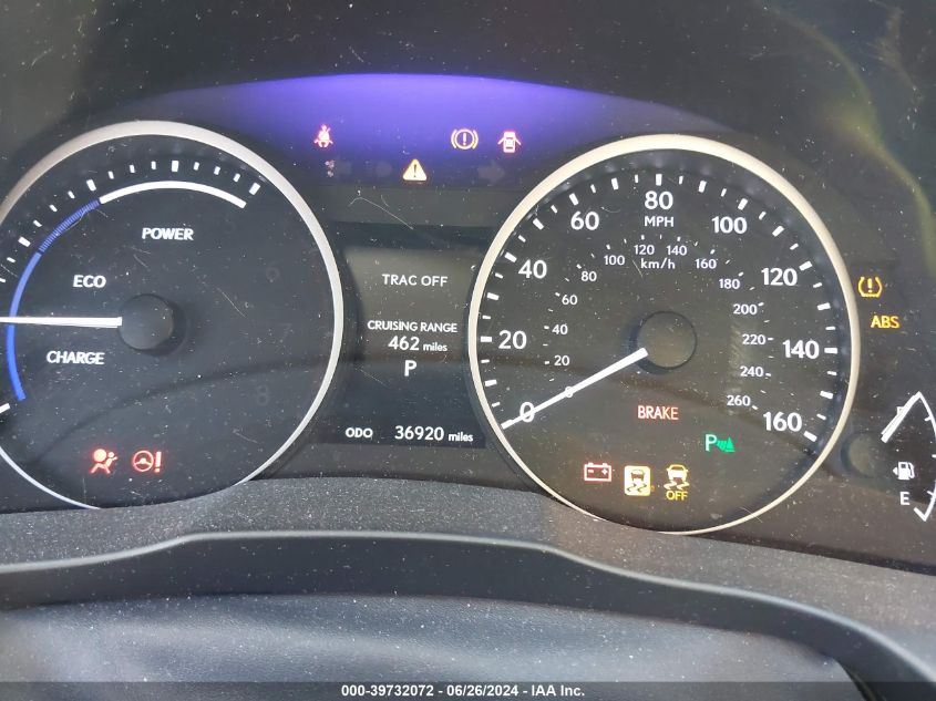 2013 Lexus Es 300H VIN: JTHBW1GG5D2001606 Lot: 39732072