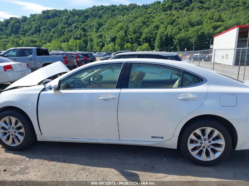 2013 Lexus Es 300H VIN: JTHBW1GG5D2001606 Lot: 39732072