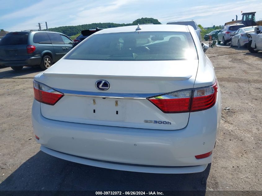 2013 Lexus Es 300H VIN: JTHBW1GG5D2001606 Lot: 39732072
