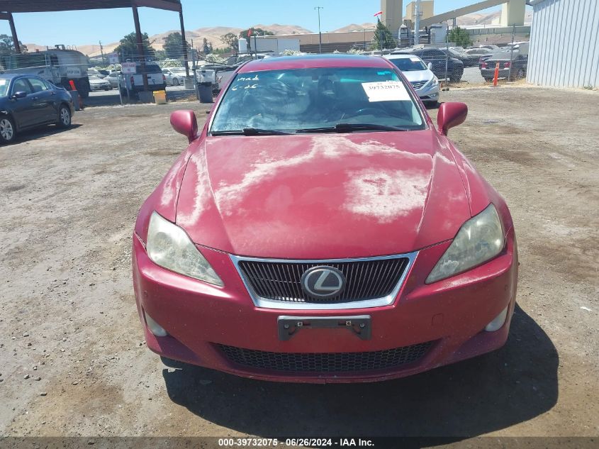 2006 Lexus Is 350 VIN: JTHBE262165000548 Lot: 39732075