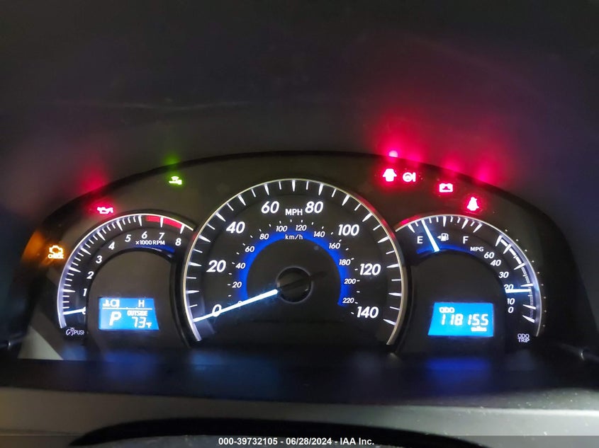 2012 Toyota Camry Xle VIN: 4T1BF1FK1CU500280 Lot: 39732105