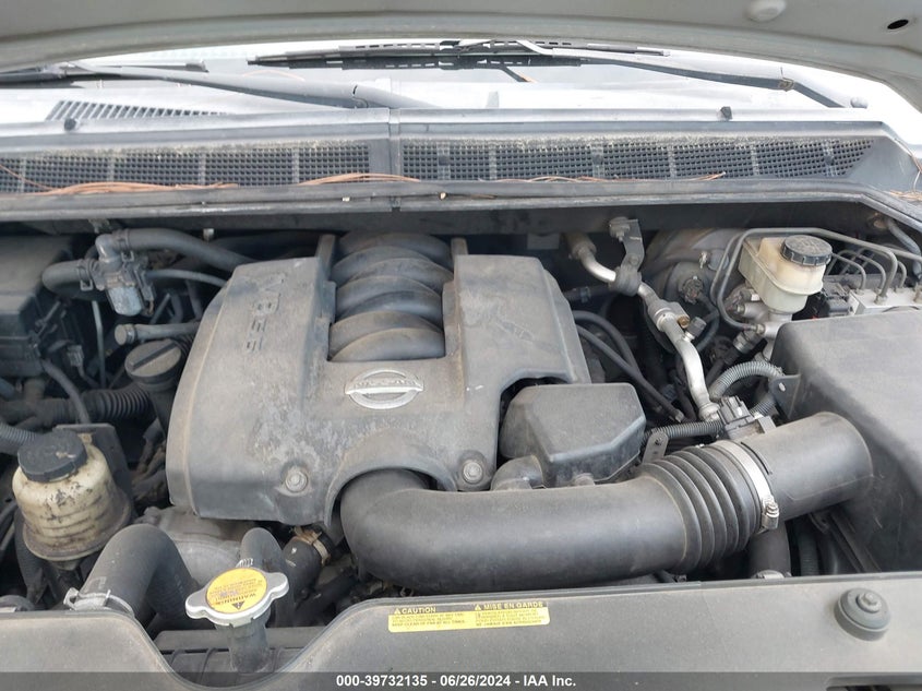 2004 Nissan Pathfinder Armada Se VIN: 5N1AA08A24N735596 Lot: 39732135