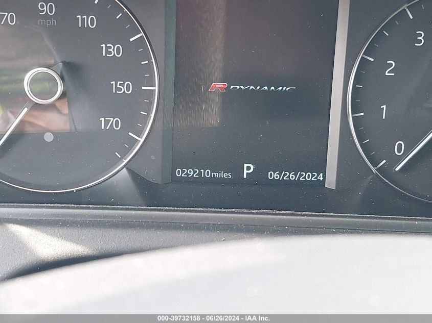 2020 Land Rover Range Rover Velar P250 R-Dynamic S VIN: SALYK2EX8LA239026 Lot: 39732158