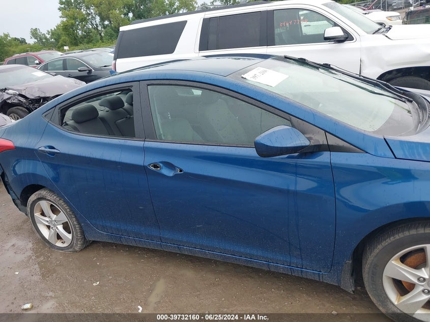 2013 Hyundai Elantra Gls VIN: KMHDH4AE9DU951769 Lot: 39732160