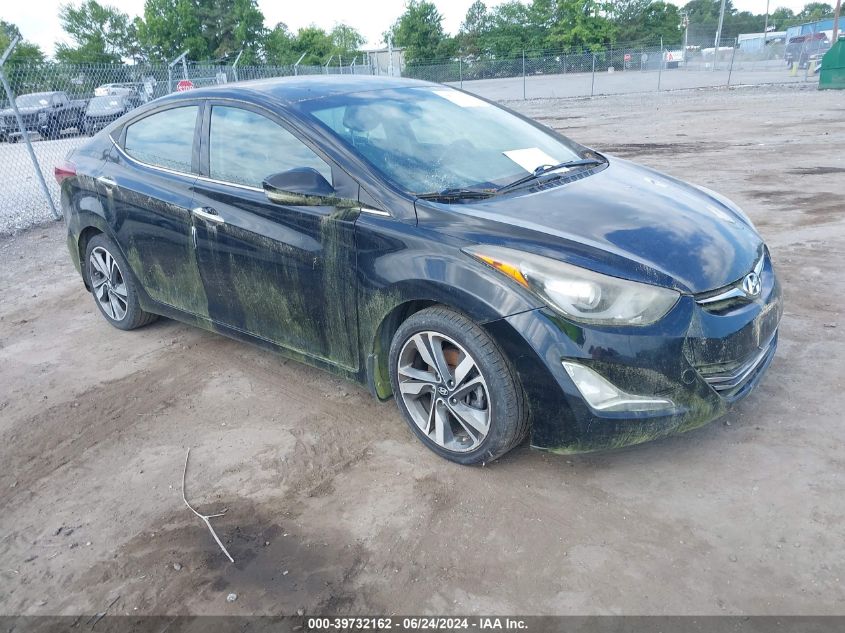 2014 Hyundai Elantra Limited VIN: KMHDH4AE6EU124359 Lot: 39732162