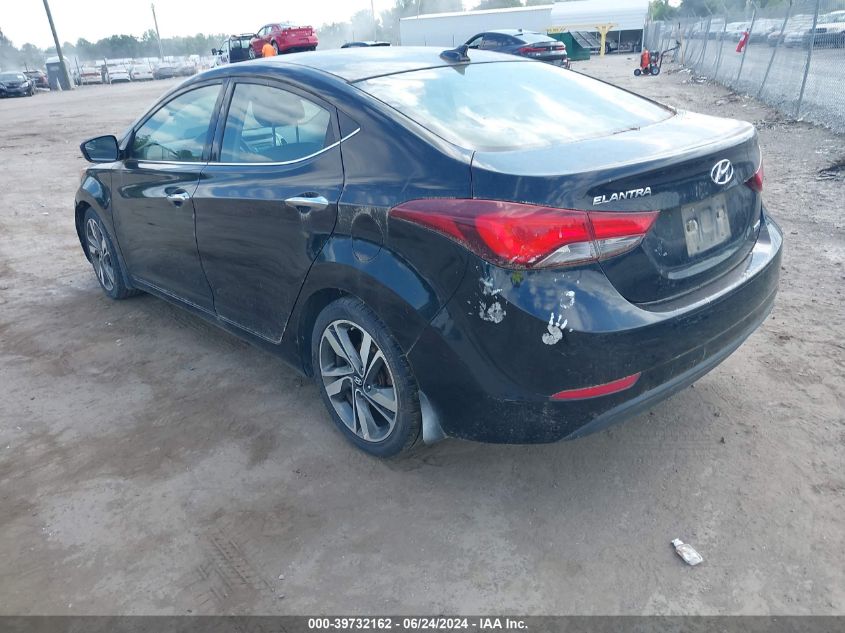 2014 Hyundai Elantra Limited VIN: KMHDH4AE6EU124359 Lot: 39732162