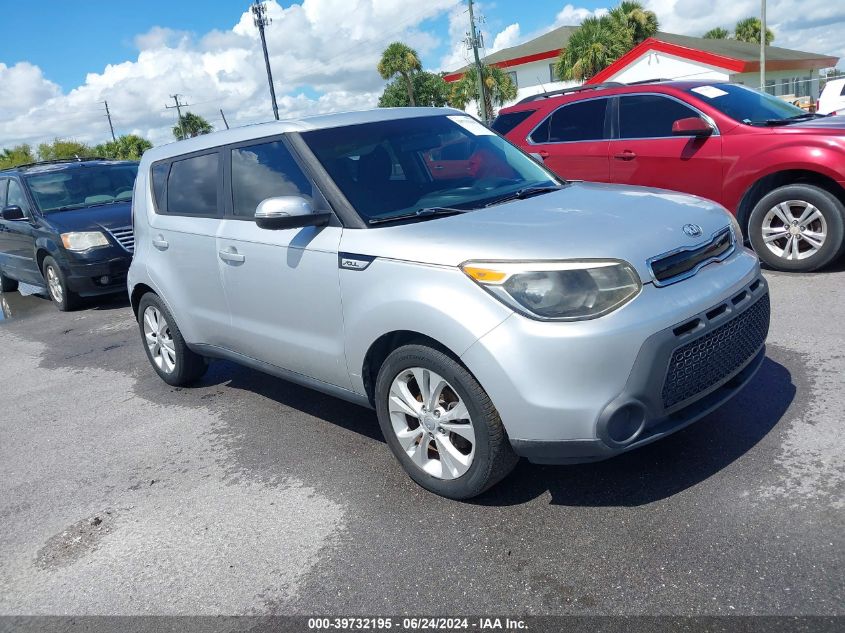 2014 Kia Soul + VIN: KNDJP3A56E7700874 Lot: 39732195