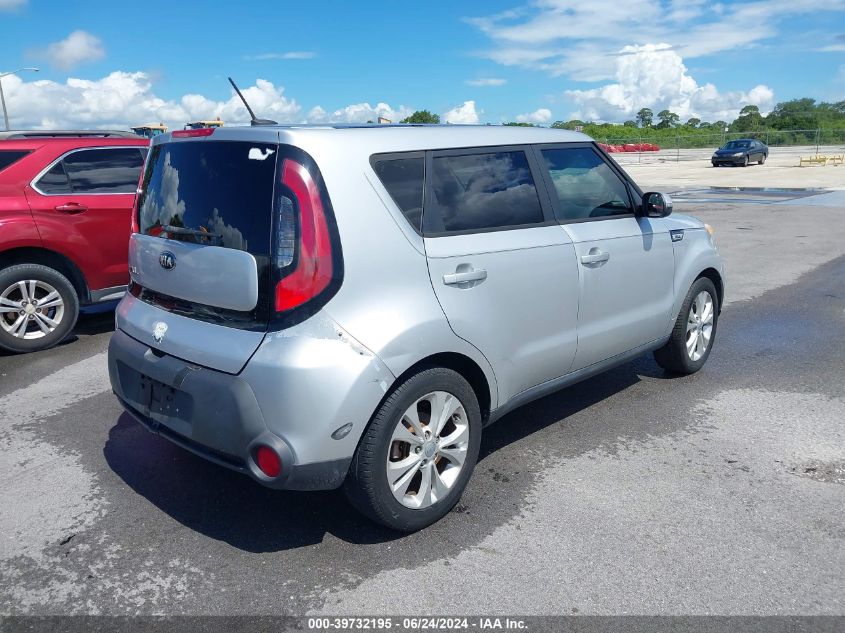 2014 Kia Soul + VIN: KNDJP3A56E7700874 Lot: 39732195