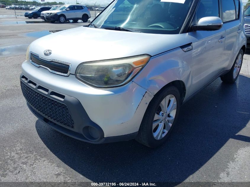 2014 Kia Soul + VIN: KNDJP3A56E7700874 Lot: 39732195