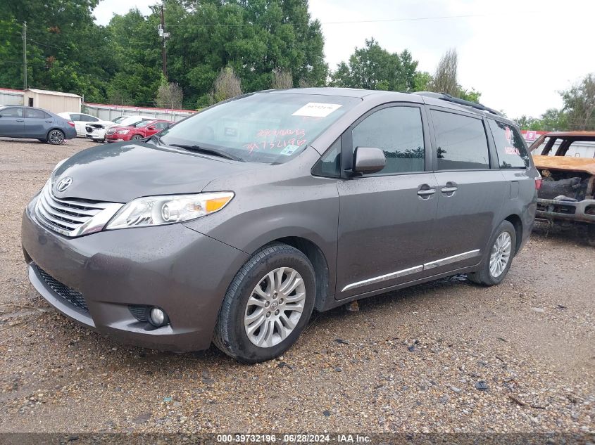 2016 Toyota Sienna Xle 8 Passenger VIN: 5TDYK3DC4GS766159 Lot: 39732196