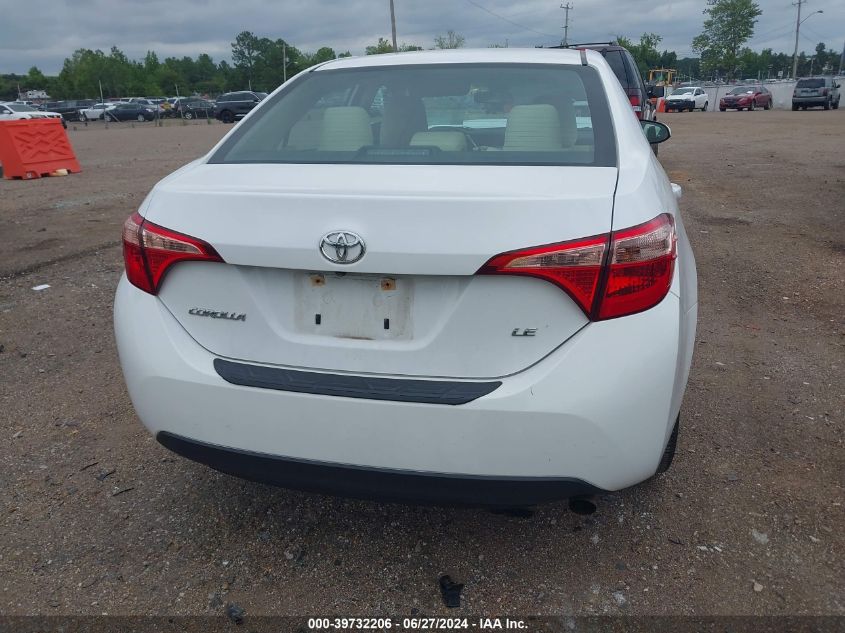 2017 Toyota Corolla L/Le/Xle/Se/Xse VIN: 2T1BURHE2HC864812 Lot: 39732206