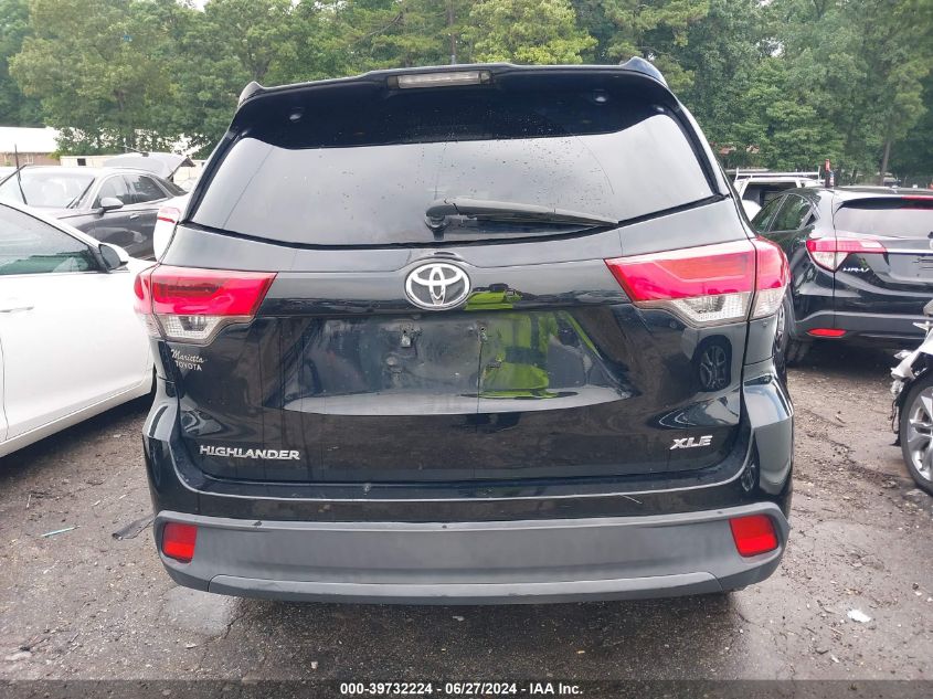 2017 Toyota Highlander Se/Xle VIN: 5TDKZRFH6HS508174 Lot: 39732224