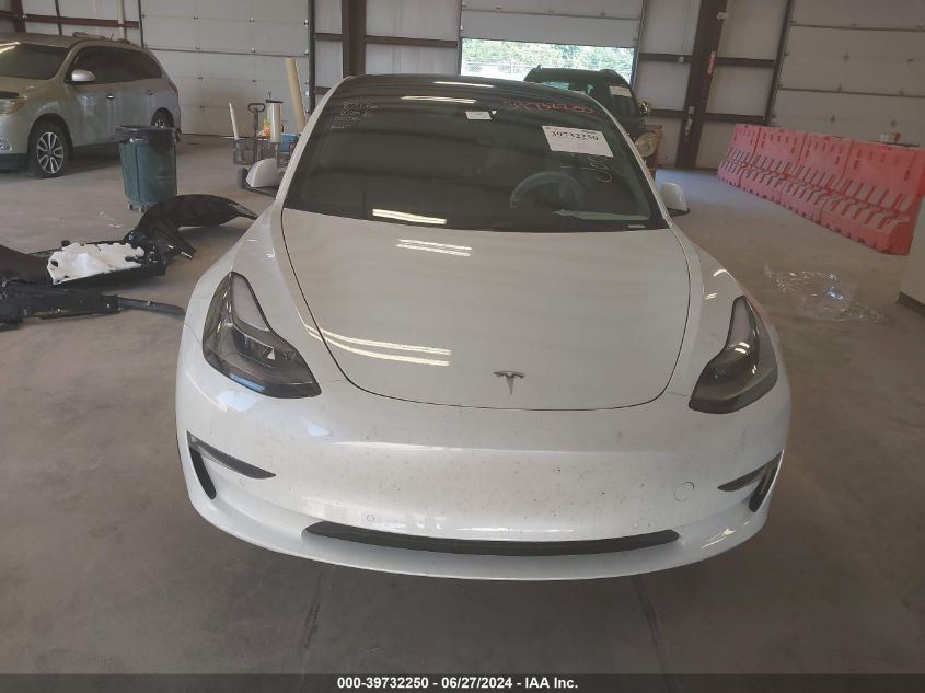 2022 Tesla Model 3 Long Range Dual Motor All-Wheel Drive VIN: 5YJ3E1EB1NF360367 Lot: 39732250