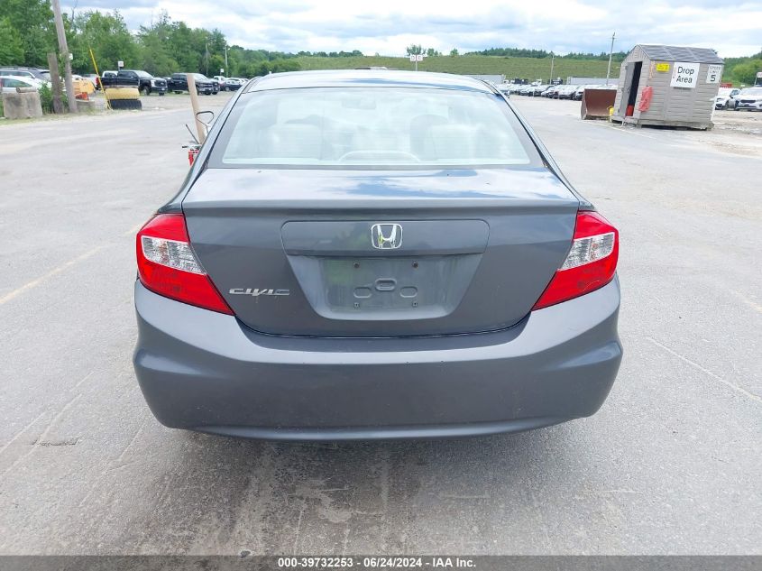 2012 Honda Civic Lx VIN: 2HGFB2F50CH558046 Lot: 39732253