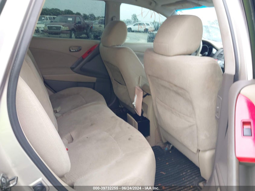 2010 Nissan Murano Sl VIN: JN8AZ1MW2AW106760 Lot: 39732255