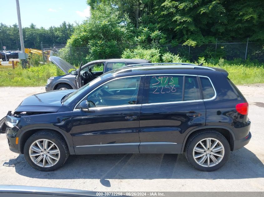 2013 Volkswagen Tiguan S/Se/Sel VIN: WVGBV7AX3DW523154 Lot: 39732258