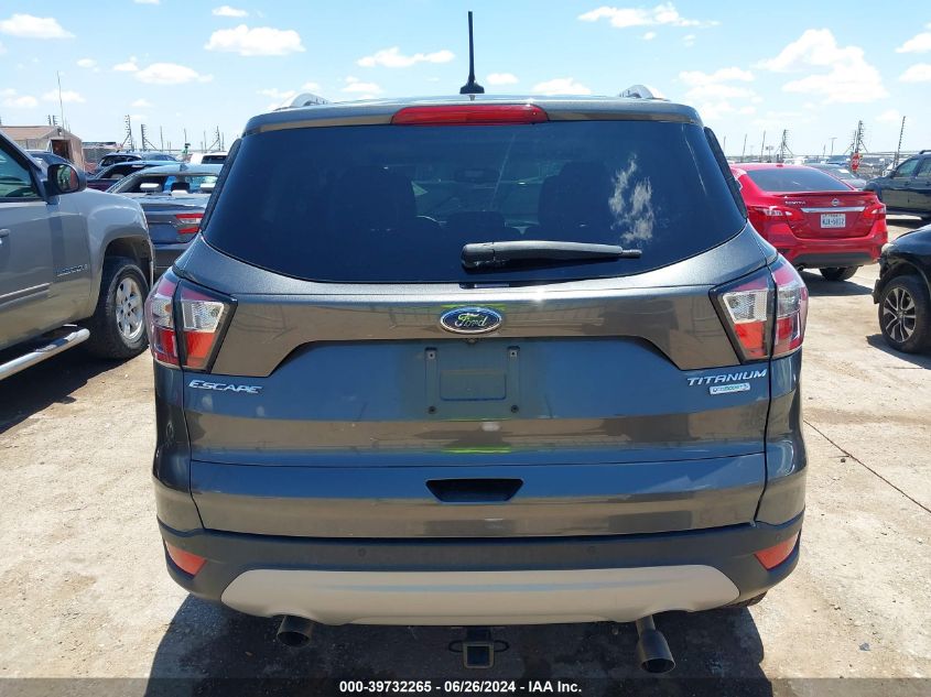 2018 Ford Escape Titanium VIN: 1FMCU0J97JUA04017 Lot: 39732265