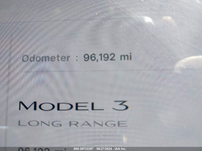 2018 TESLA MODEL 3 LONG RANGE/MID RANGE - 5YJ3E1EA4JF109019