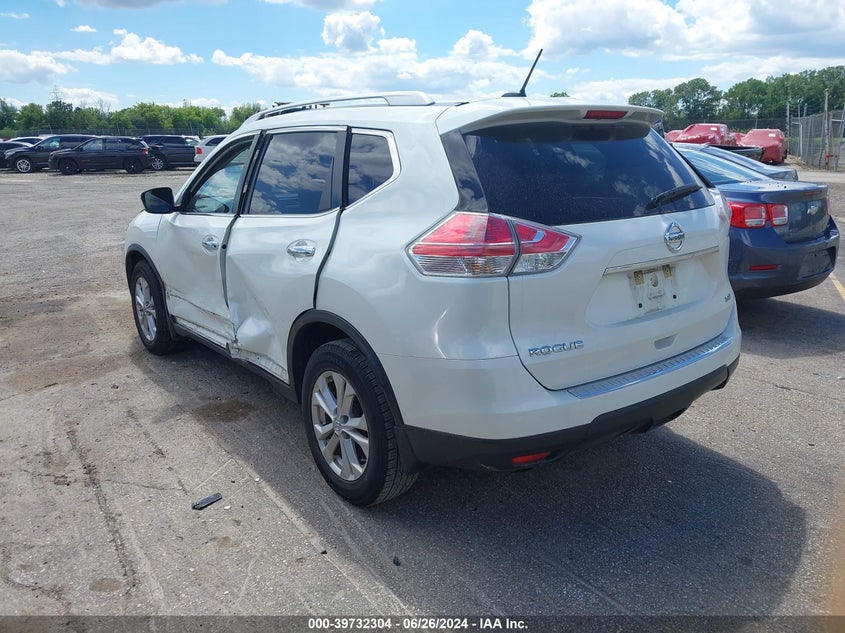 2015 Nissan Rogue Sv VIN: KNMAT2MT3FP521208 Lot: 39732304