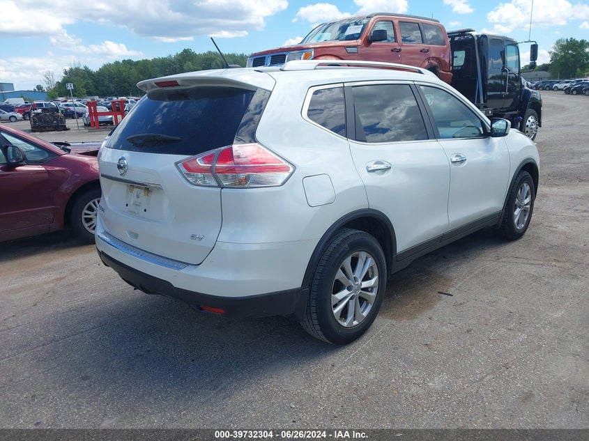 2015 Nissan Rogue Sv VIN: KNMAT2MT3FP521208 Lot: 39732304