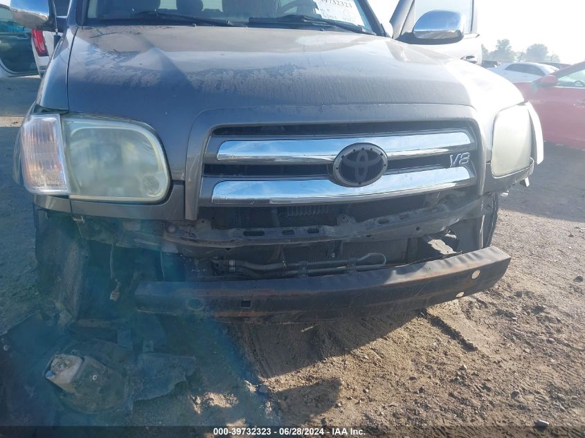 2005 Toyota Tundra Sr5 V8 VIN: 5TBET341X5S492020 Lot: 39732323