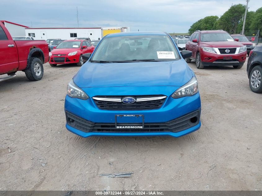 2021 Subaru Impreza Sedan VIN: 4S3GKAB60M3603423 Lot: 39732344