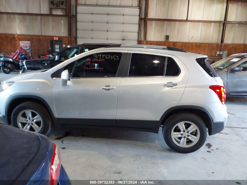 2019 Chevrolet Trax Lt VIN: KL7CJPSB6KB834599 Lot: 39732353