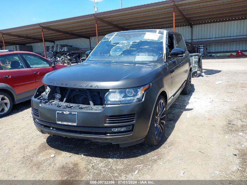 2017 Land Rover Range Rover 5.0L V8 Supercharged Autobiography VIN: SALGV5FE5HA321983 Lot: 39732356