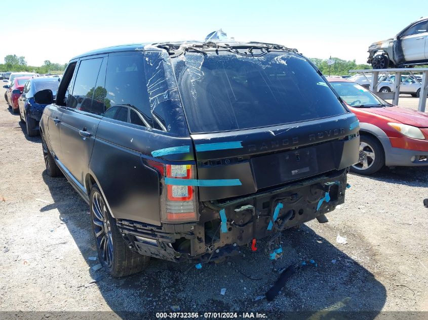 2017 Land Rover Range Rover 5.0L V8 Supercharged Autobiography VIN: SALGV5FE5HA321983 Lot: 39732356