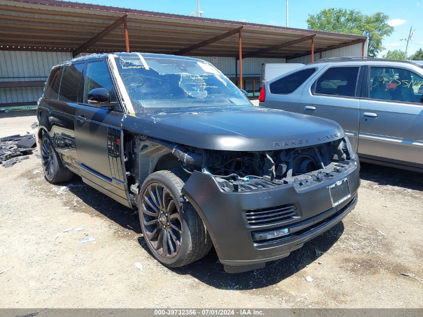 2017 Land Rover Range Rover 5.0L V8 Supercharged Autobiography VIN: SALGV5FE5HA321983 Lot: 39732356