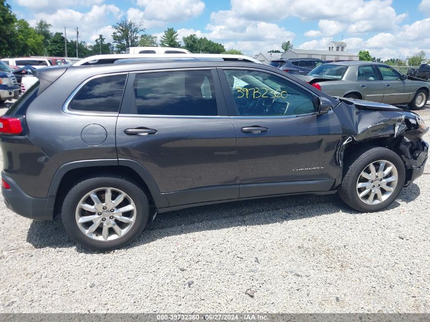 2015 Jeep Cherokee Limited VIN: 1C4PJMDSXFW681515 Lot: 39732360