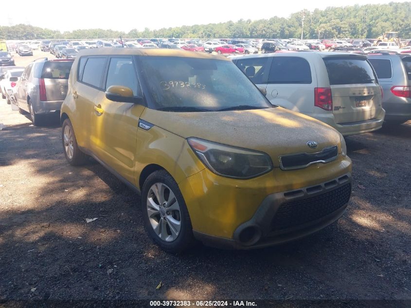 2014 Kia Soul + VIN: KNDJP3A5XE7073791 Lot: 39732383