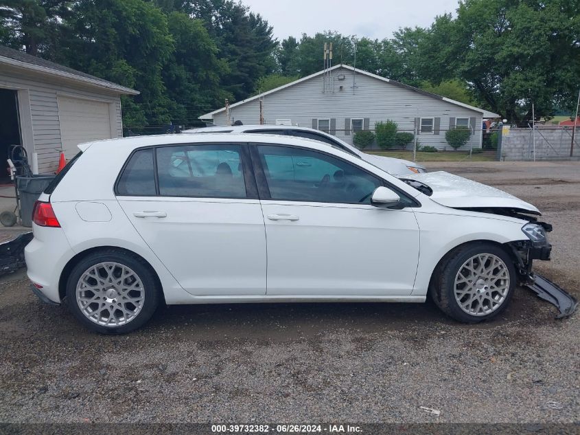 2015 Volkswagen Golf Tdi S 4-Door VIN: 3VW2A7AU2FM040647 Lot: 39732382