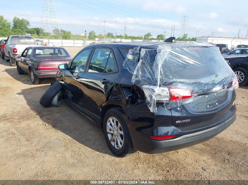 2021 CHEVROLET EQUINOX LS - 3GNAXHEV7MS122458