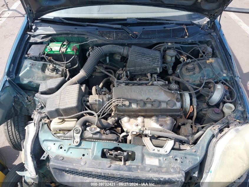 1999 Honda Civic Lx VIN: JHMEJ6670XS000667 Lot: 39732421