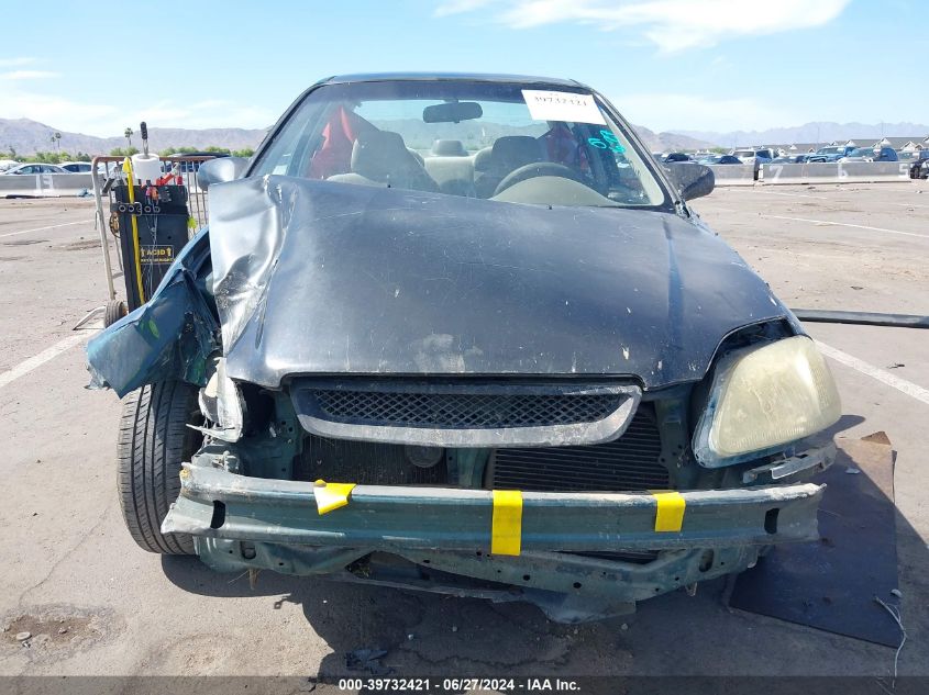 1999 Honda Civic Lx VIN: JHMEJ6670XS000667 Lot: 39732421