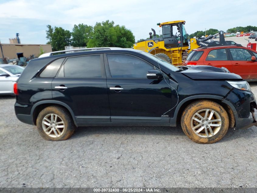 2014 Kia Sorento Lx VIN: 5XYKTCA61EG521170 Lot: 39732430