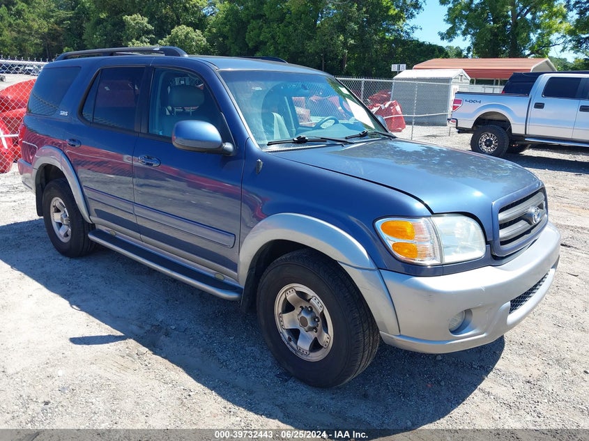 2002 Toyota Sequoia Sr5 V8 VIN: 5TDZT34A42S119530 Lot: 39732443