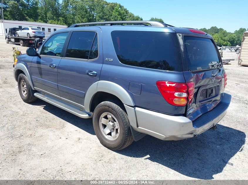 2002 Toyota Sequoia Sr5 V8 VIN: 5TDZT34A42S119530 Lot: 39732443