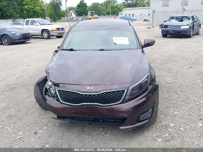 2015 Kia Optima Lx VIN: 5XXGM4A78FG467311 Lot: 39732473
